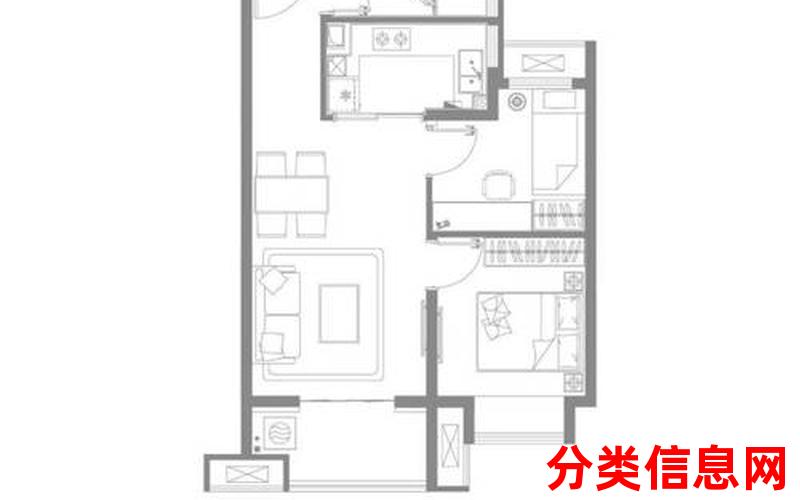 东岭海棠宸景丨3室2厅二手房出售,报价：72万元